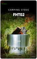 Stainless steel outdoor barbecue grill FHT02