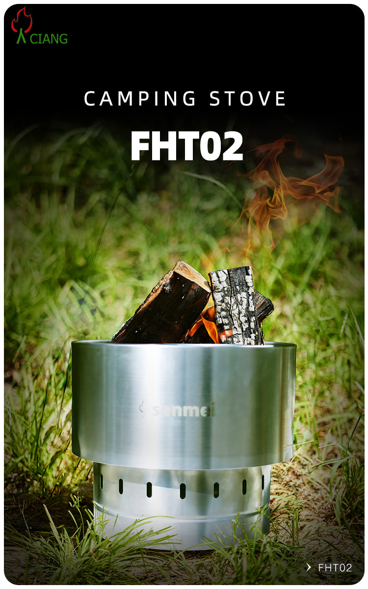 Stainless steel outdoor barbecue grill FHT02