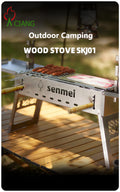 Stainless steel outdoor barbecue grill SKJ01